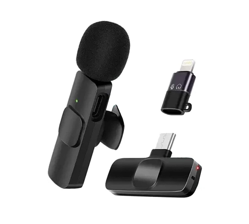 Microfone lapela sem fio para Iphone  — Foto: Reprodução/ Amazon