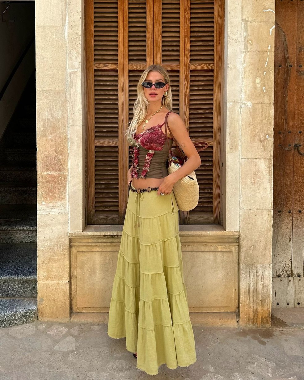 Look boho — Foto: Reprodução/@linda.sza