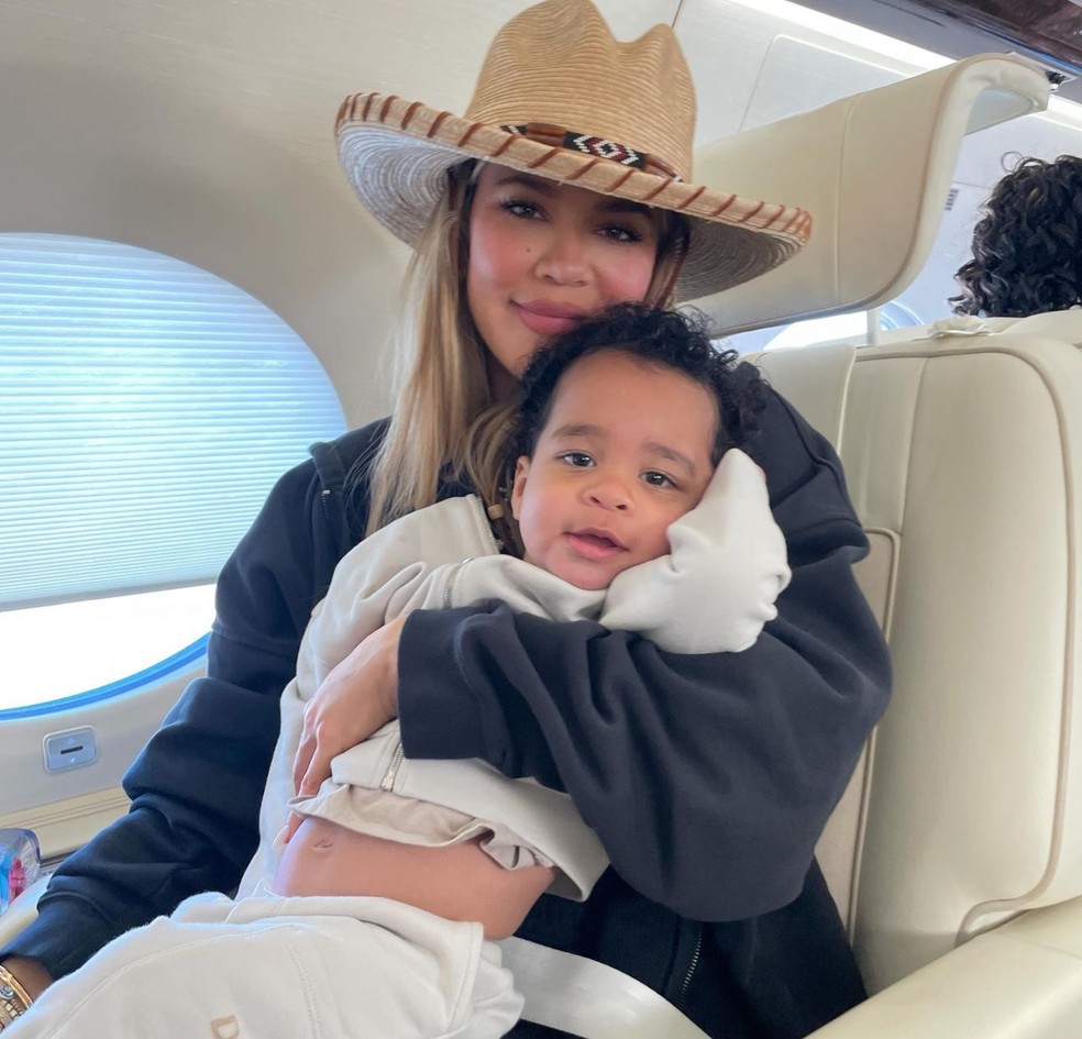 Khloé Kardashian e Tatum Thompson — Foto: Reprodução/Instagram