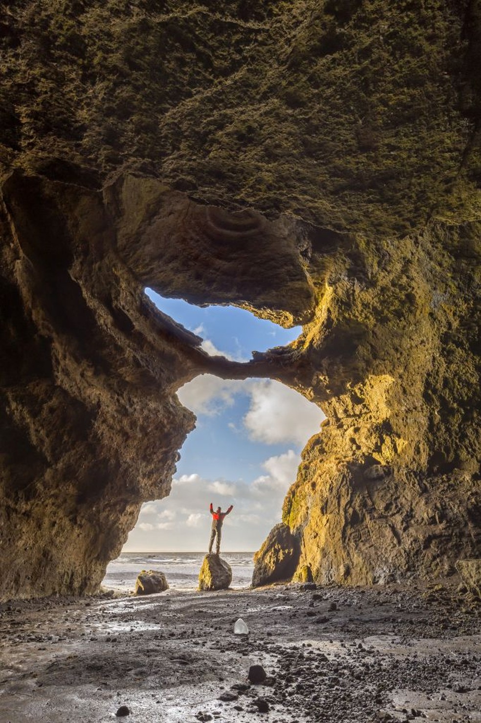 Caverna da montanha Hjörleifshöfði — Foto: Getty Images