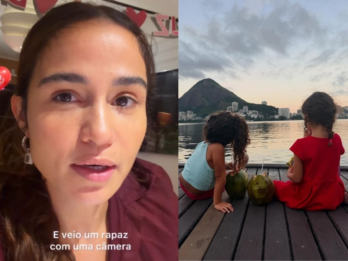Nanda Costa relata susto em shopping e desafa sobre fotos de suas filhas sem autorização