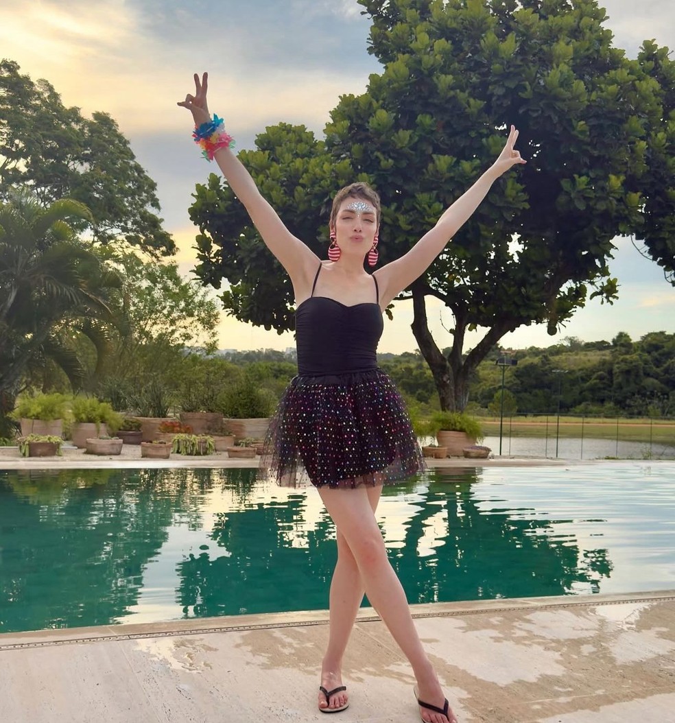 Fabiana Justus curte o Carnaval — Foto: Reprodução/Instagram