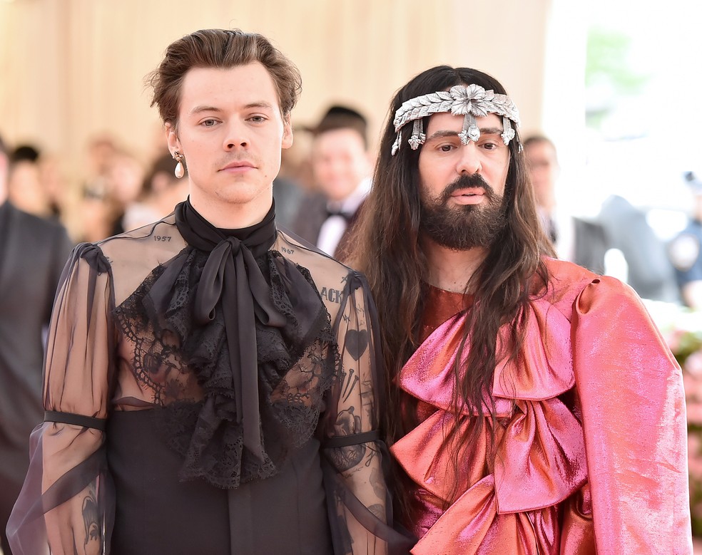 Harry Styles e Alessandro Michele lan am a collab mais desejada