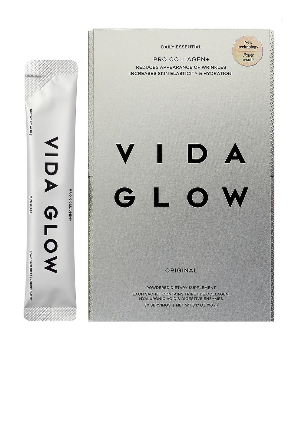 Pro Collagen+ Marinho, Vida Glow — Foto: Reprodução