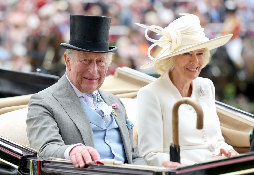 Rei Charles e Rainha Camilla — Foto: Getty Images