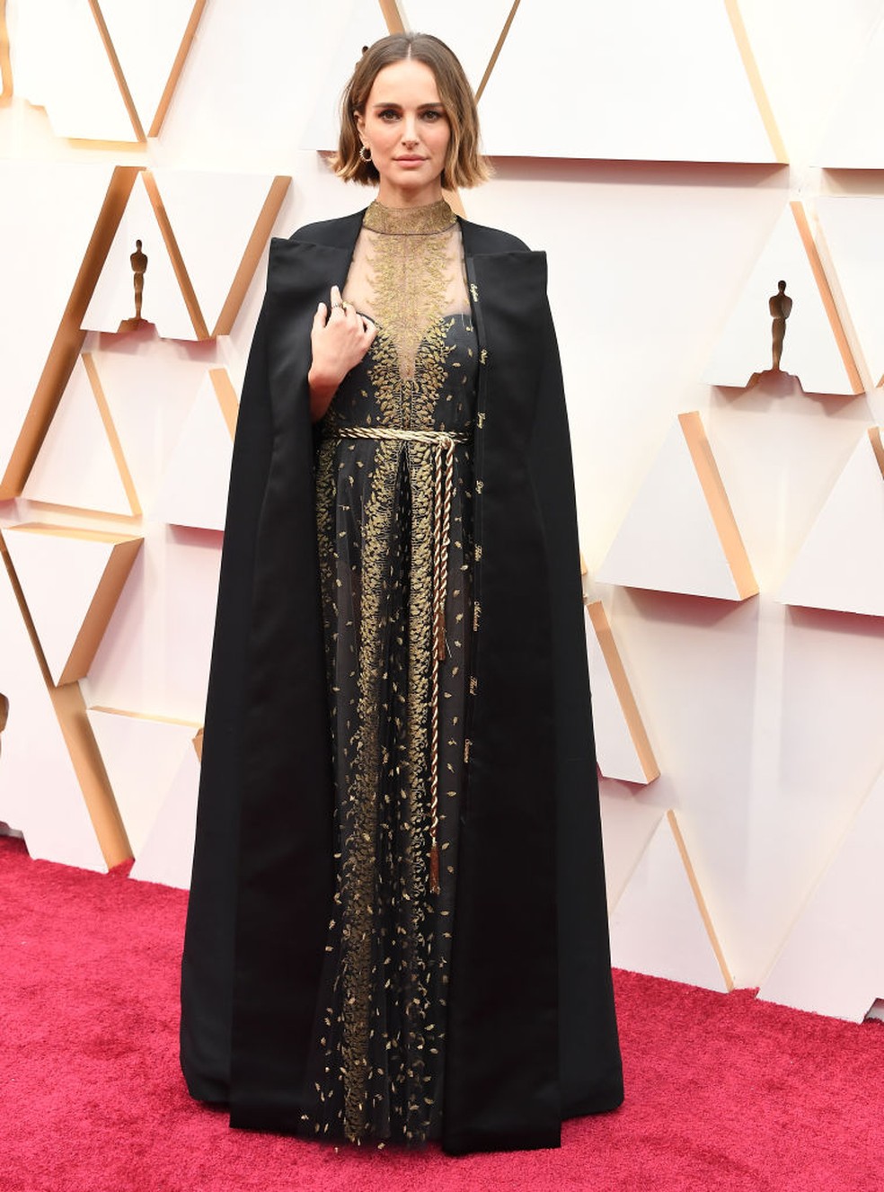 Natalie Portman no Oscar de 2020 — Foto: Getty Images