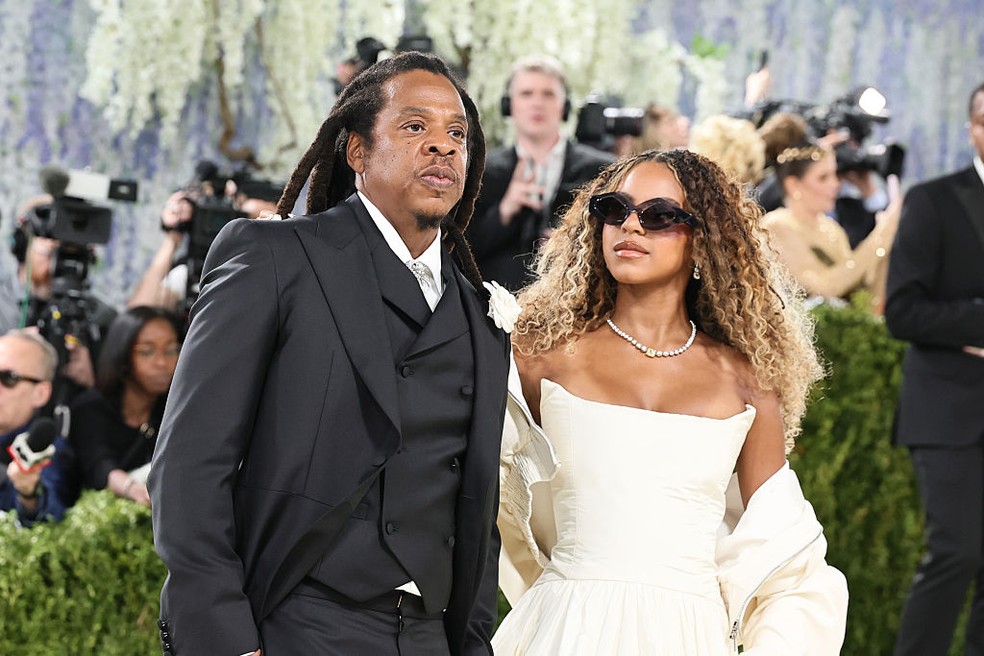 Jay-Z e Blue Ivy — Foto: GettyImages