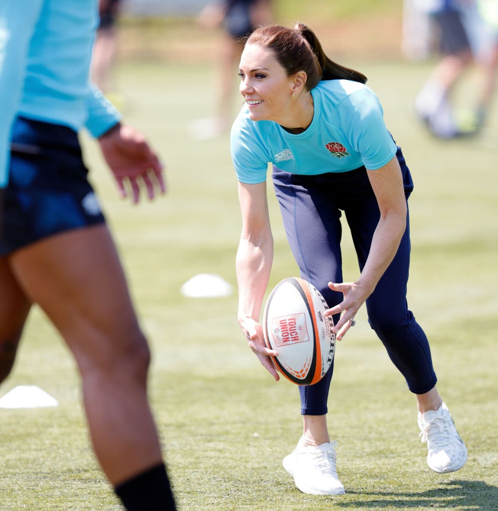 Kate Middleton rouba a cena em partida de rugby