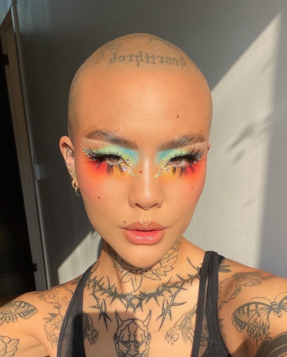 Inspiração de maquiagem para o Carnaval — Foto: Instagram