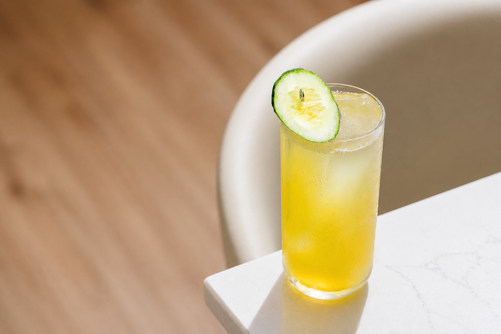 O Acqua Verde é uma das pedidas de mocktail no Madonna Cucina — Foto: Divulgação