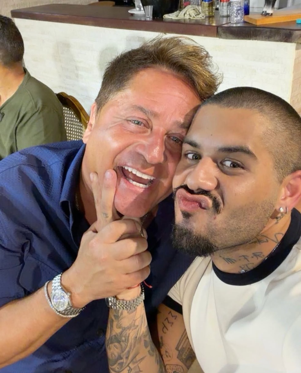 Leonardo resgata cliques antigos para celebrar aniversário de Zé Felipe — Foto: Reprodução/Instagram