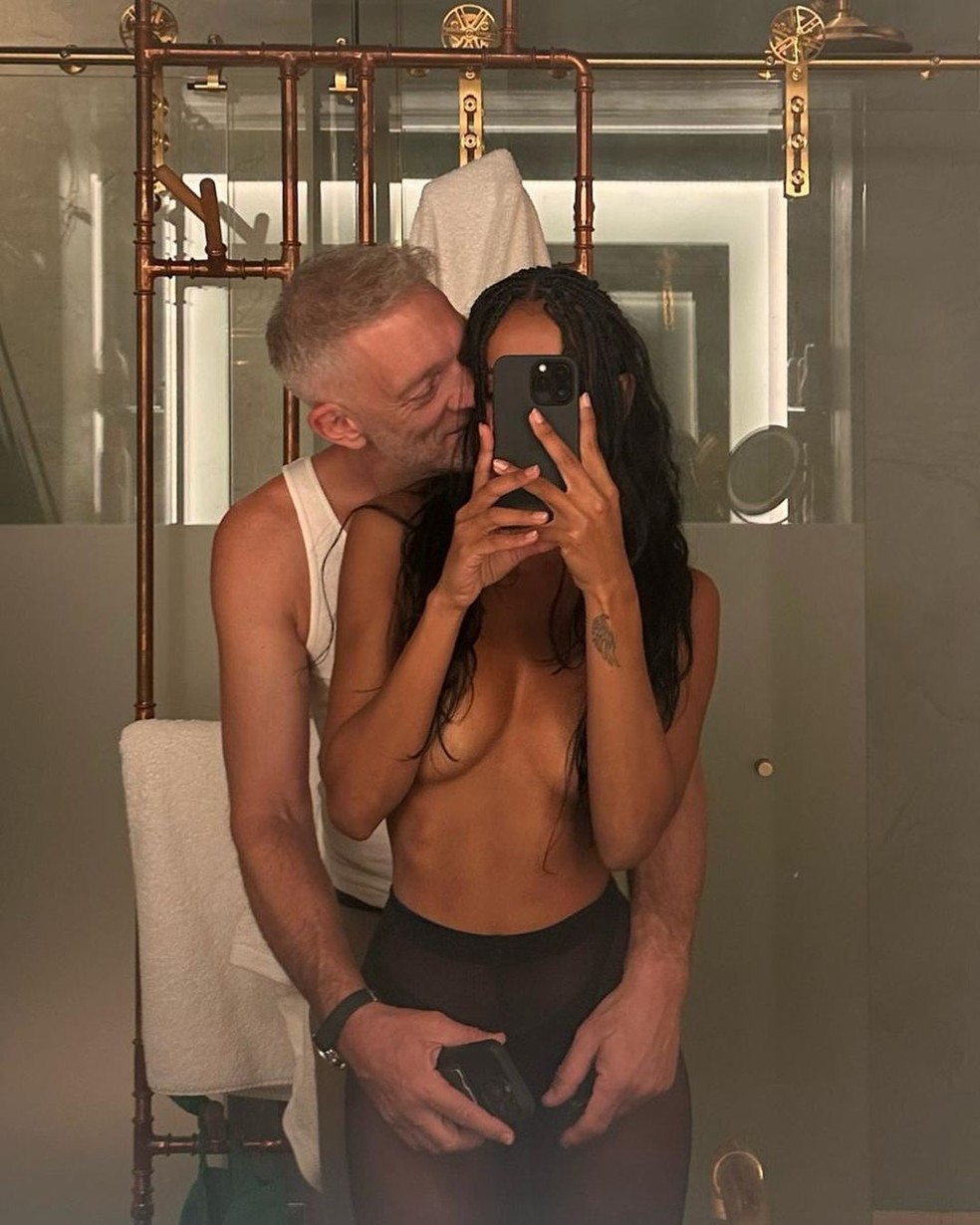 Narah Baptista e ator francês Vincent Cassel — Foto: reprodução/instagram