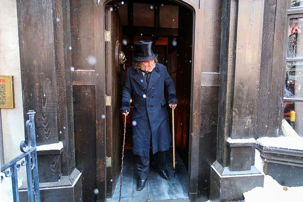 Johnny Depp como Scrooge — Foto: GettyImages