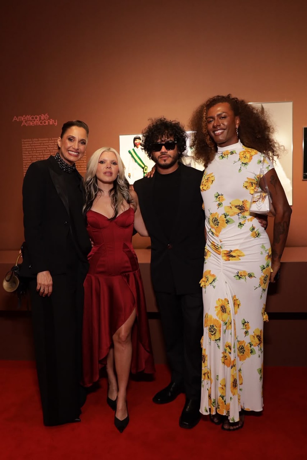 Camila Pitanga, Duda Beat, Rafael Pavarotti e Liniker — Foto: Rodrigo Bezerra