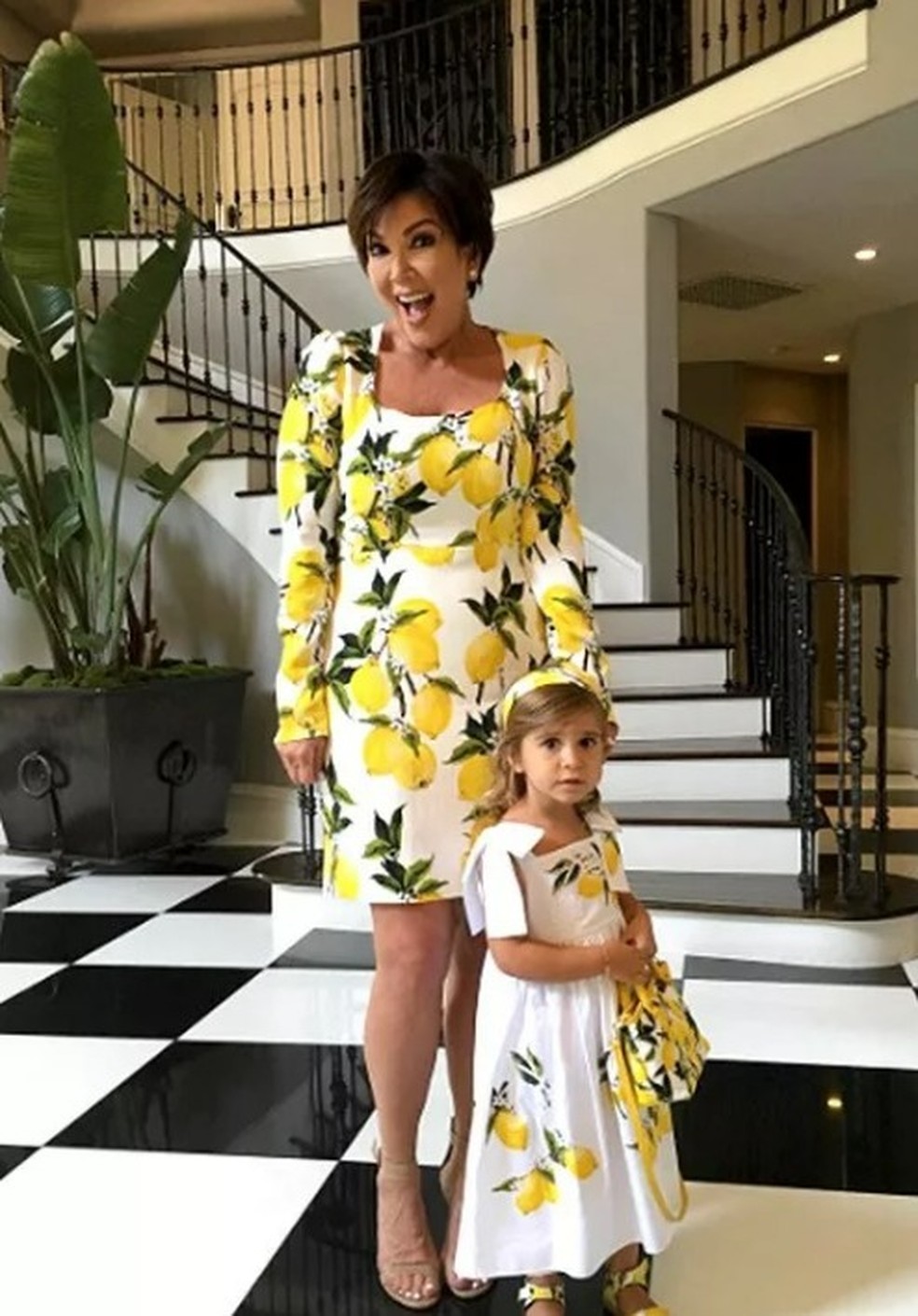 Kris Jenner celebra os 14 anos da neta Penelope — Foto: Reprodução/Instagram