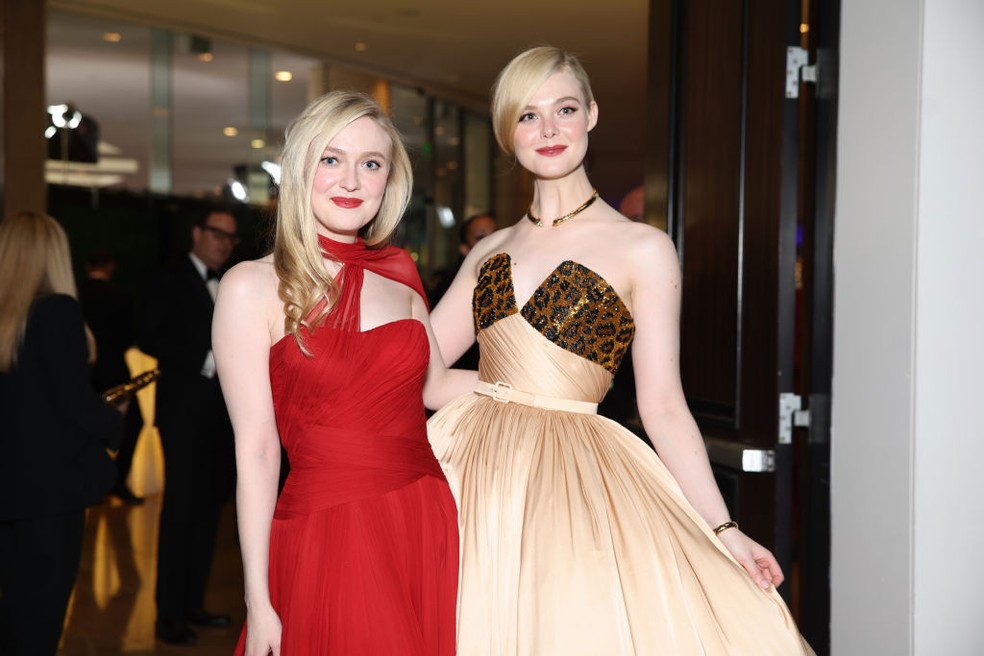 Dakota Fanning e Elle Fanning — Foto: GettyImages