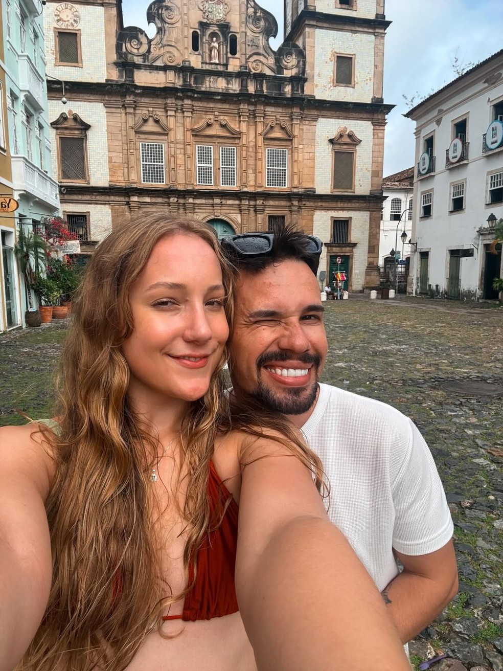 Diulia Loregian e Lucas Borbas — Foto: Reprodução/Instagram