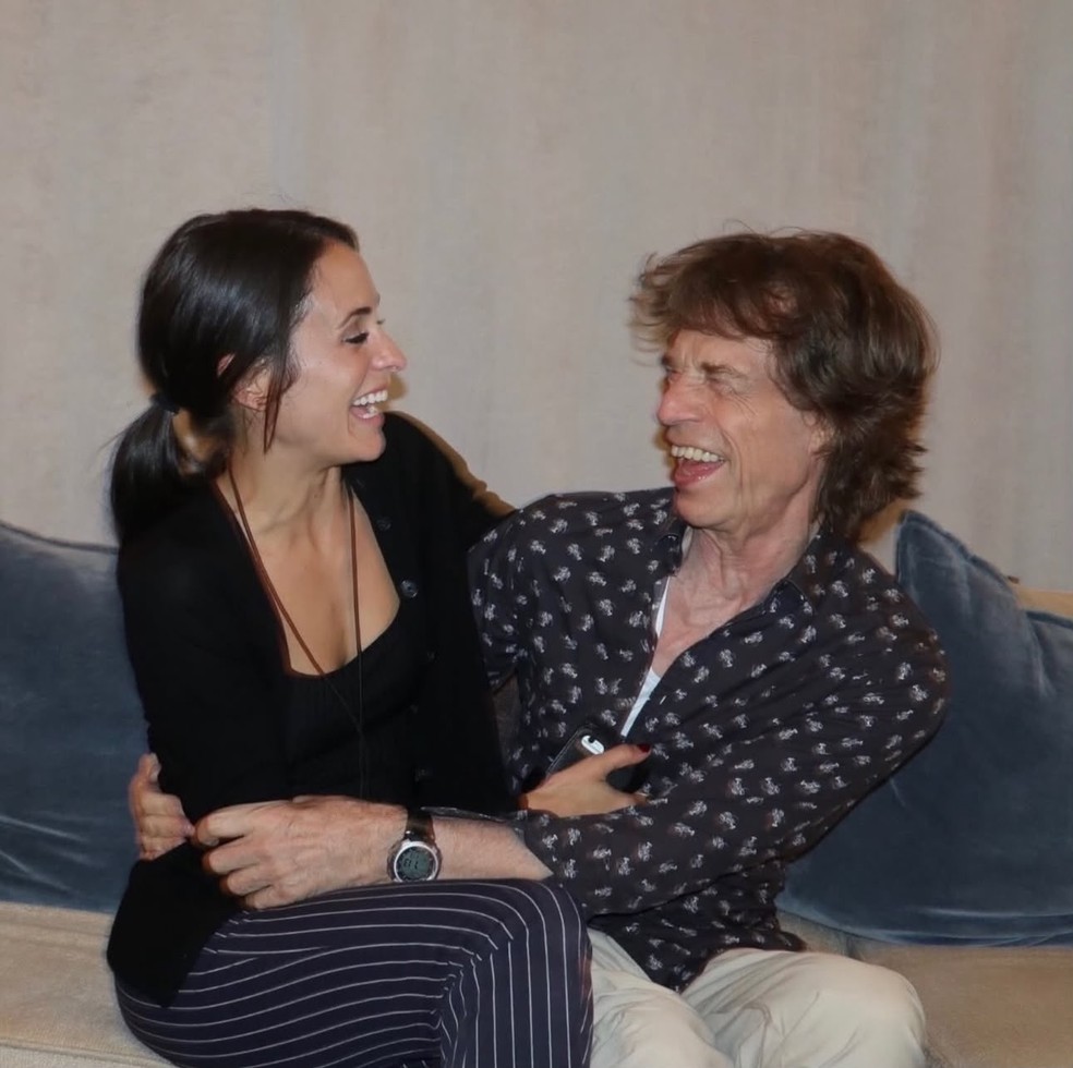Melanie Hamrick homenageia Mick Jagger — Foto: Reprodução/Instagram
