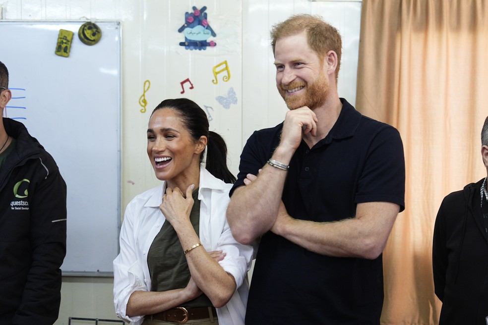 Meghan Markle e Príncipe Harry — Foto: Getty Images