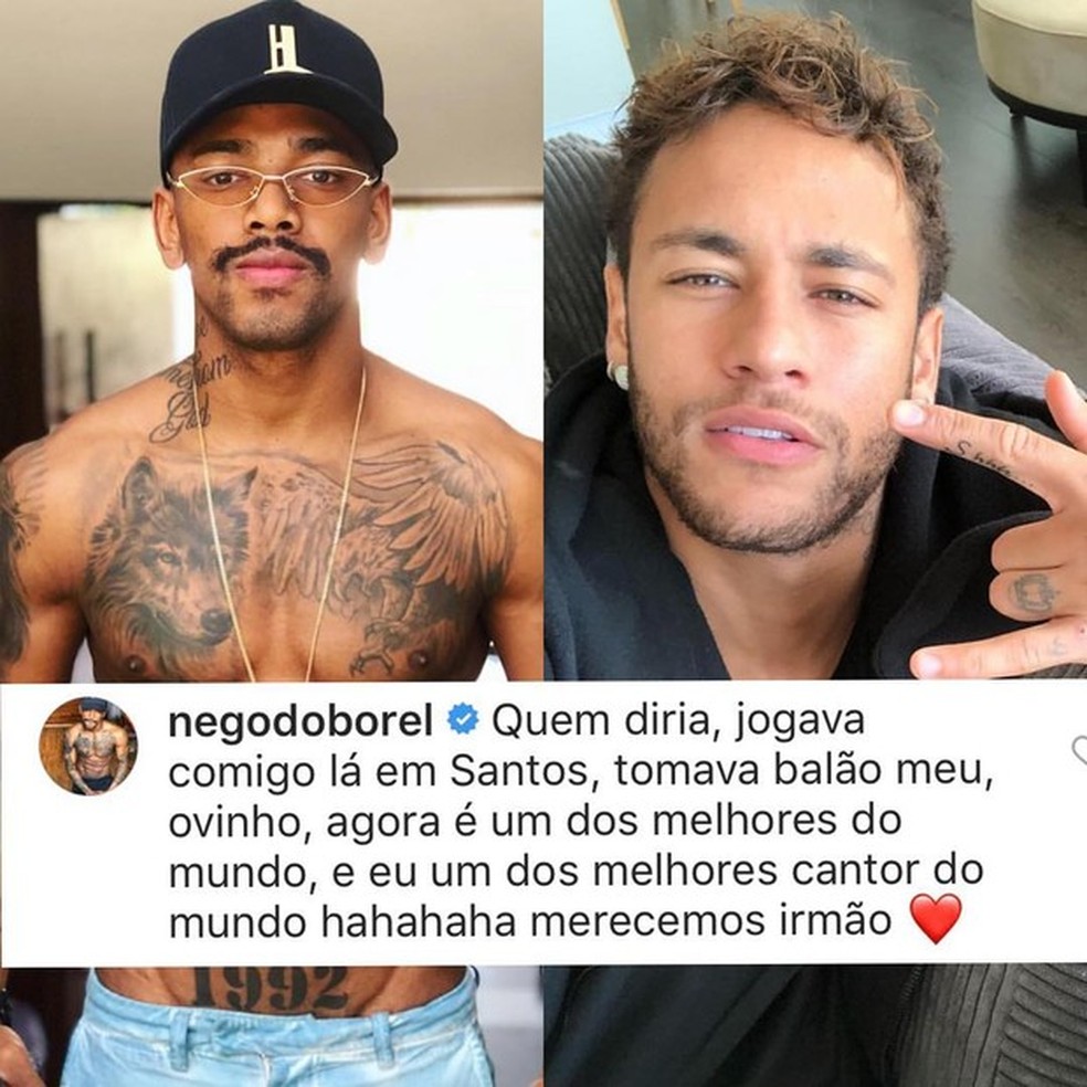 Nego do Borel e Neymar (Foto: Reprodução/Instagram) — Foto: Vogue
