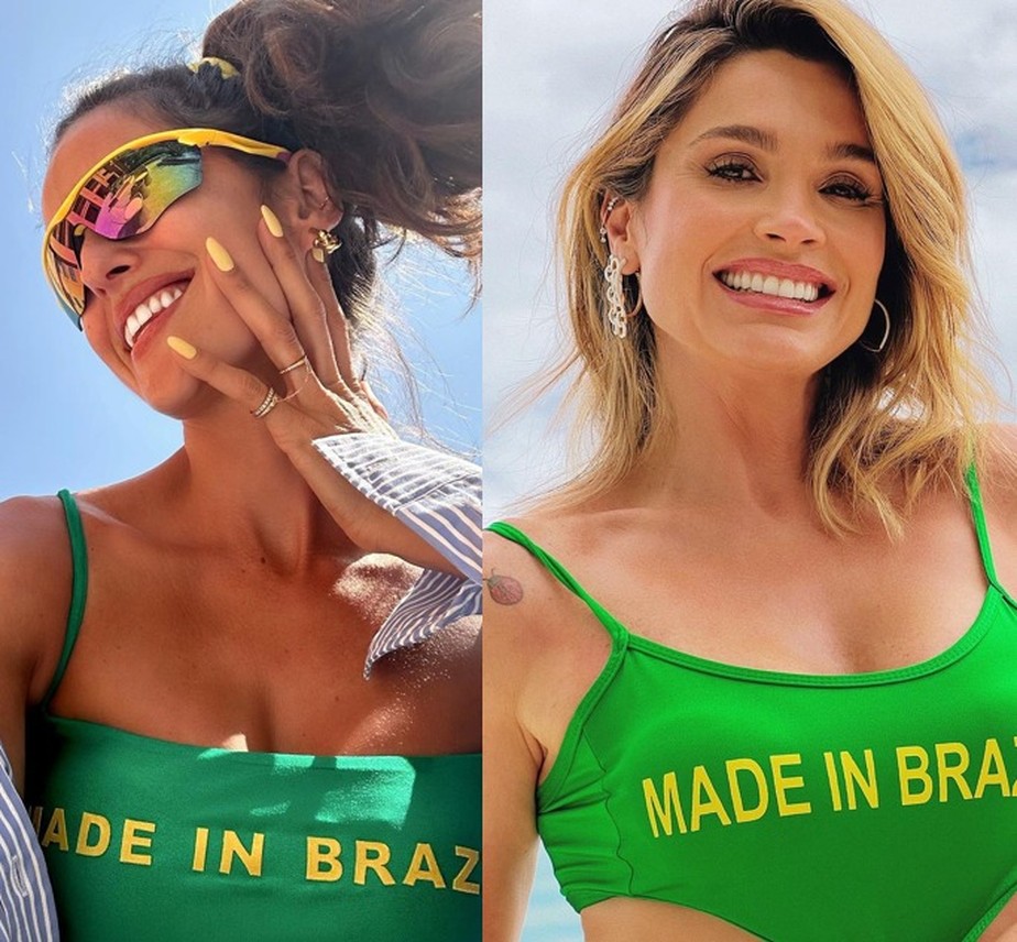 Copa: os makes que famosas e influencers já usaram para torcer pelo Brasil