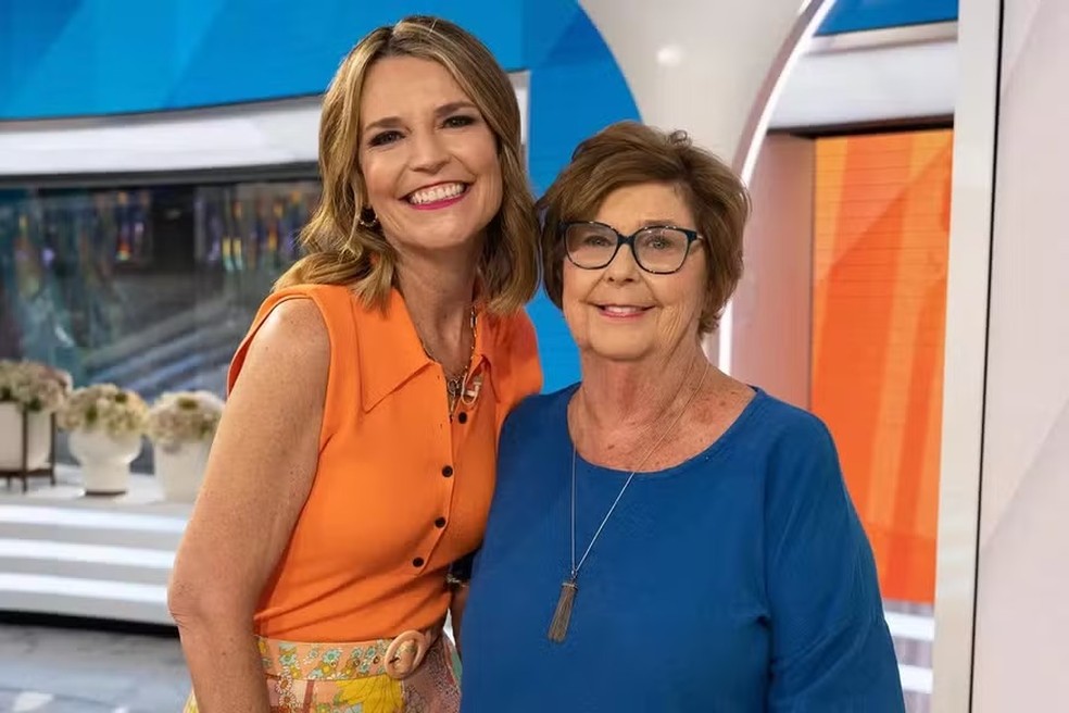 Savannah Guthrie e sua mãe, Nancy — Foto: Getty Images