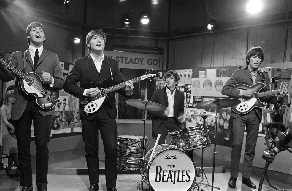 Paul McCartney, John Lennon, Ringo Starr e George Harrison — Foto: Getty Images