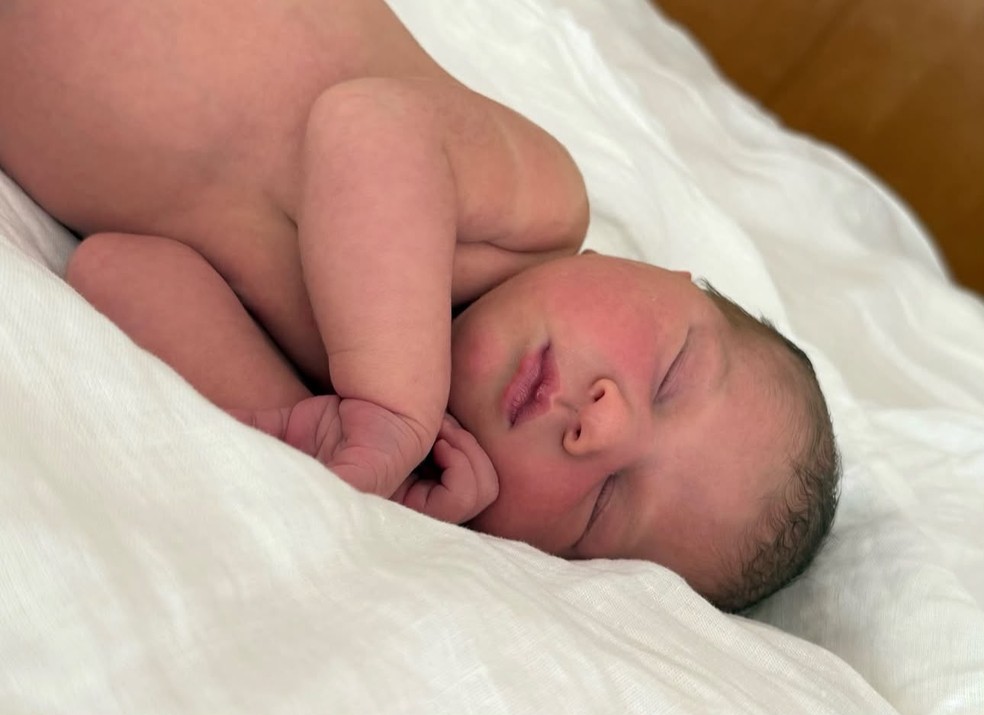 Elsa Hosk anuncia o nascimento da segunda filha com Tom Daly — Foto: Reprodução/Instagram
