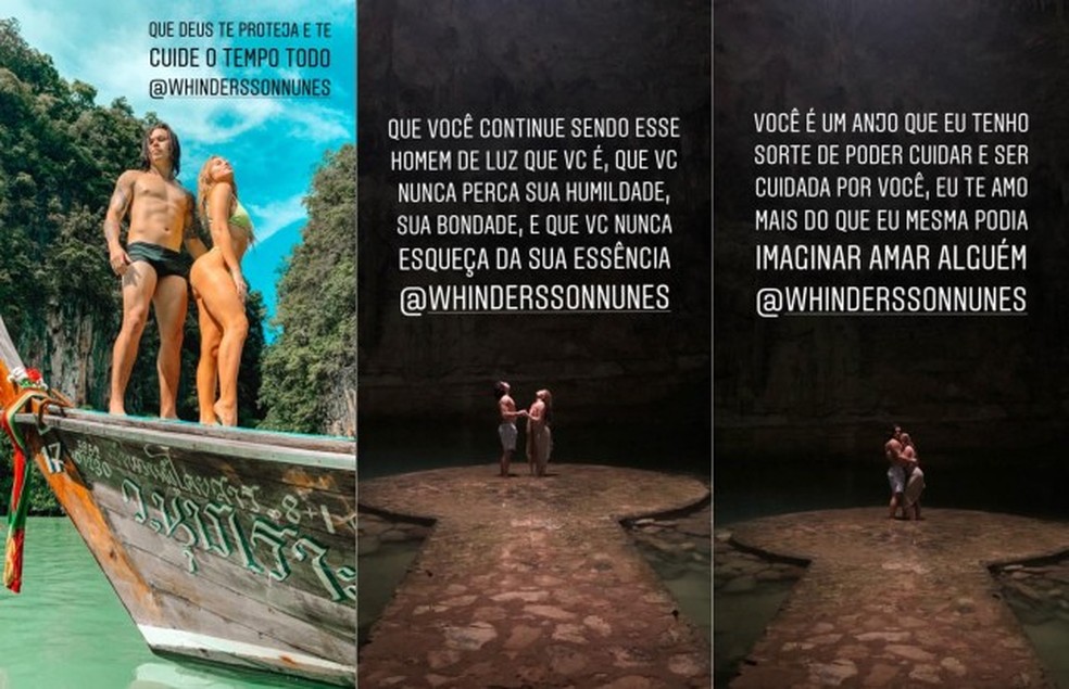 Luísa Sonza parabeniza Whindersson Nunes (Foto: Reprodução/Instagram) — Foto: Vogue