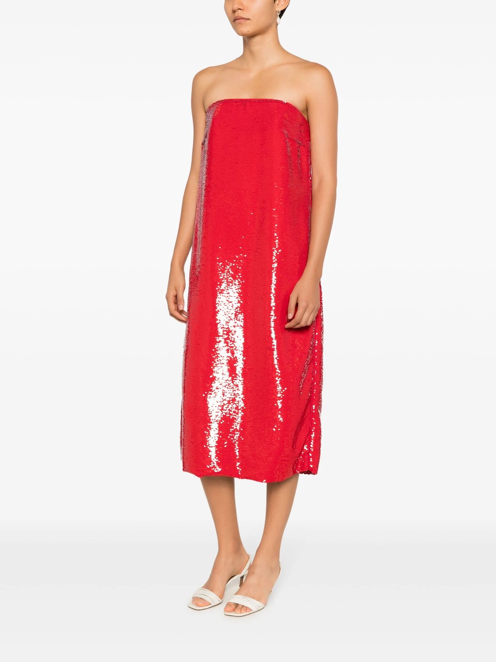 Vestido com paetês, da Adriana Degreas — Foto: Divulgação