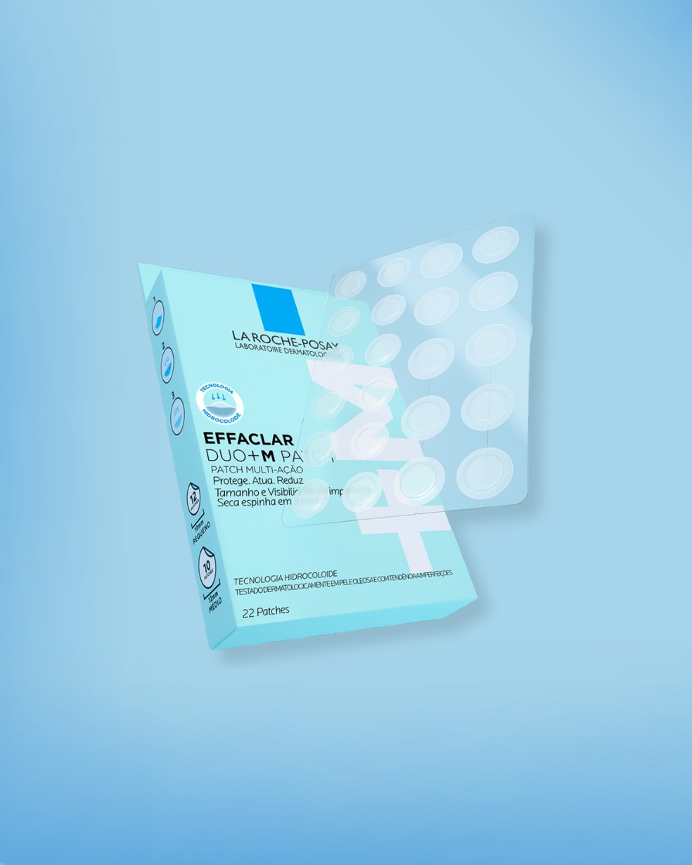 Adesivo anti acne Effaclar Patch, La Roche-Posay — Foto: Divulgação