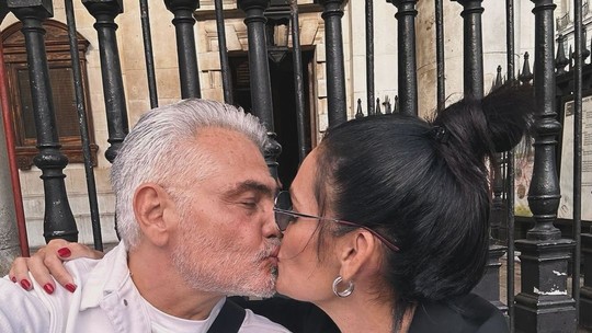 Mocita Fagundes posta beijo romântico e se derrete por Tarcísio Filho: "É muito bom amar"