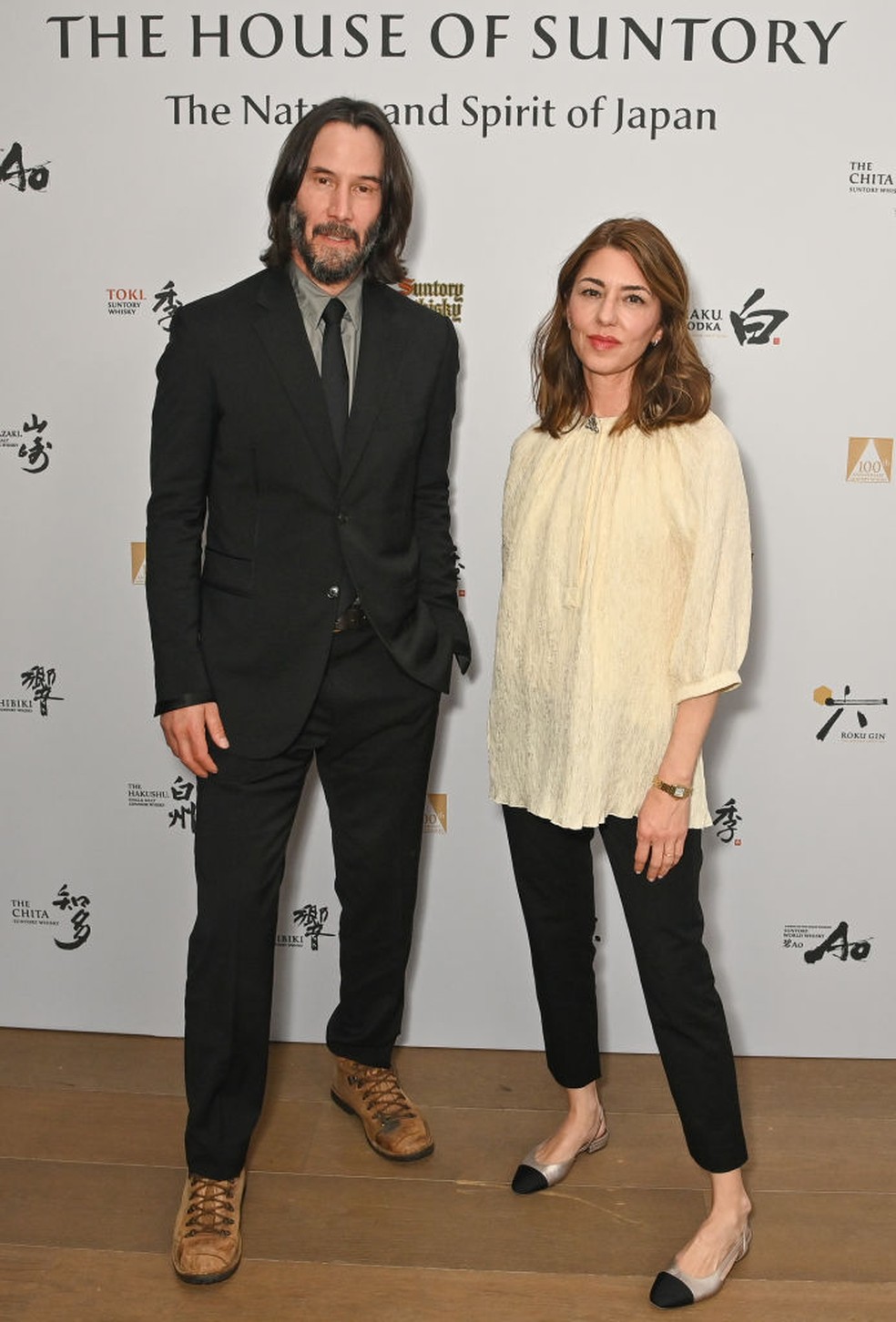 Keanu Reeves e Sofia Coppola  — Foto: Getty Images