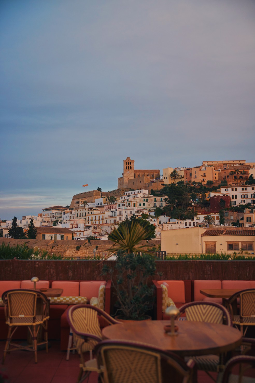 A vista de Ibiza desde do Montesol  — Foto: Gabriel Renné/Divulgação