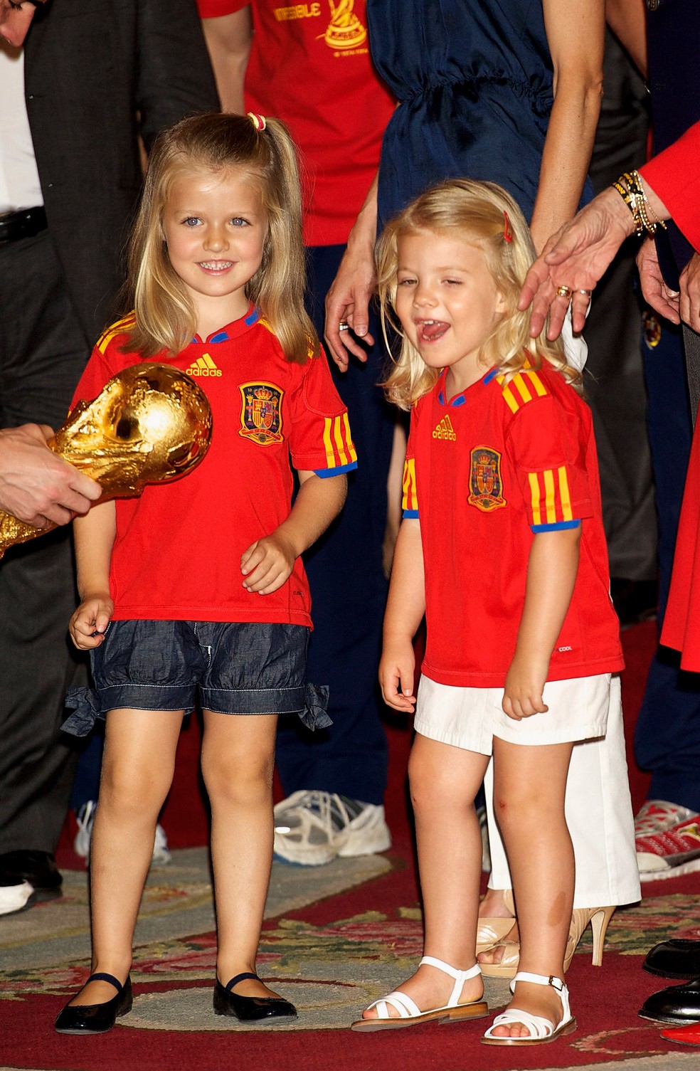 Princesa Leonor e Infanta Sofia — Foto: Getty Images