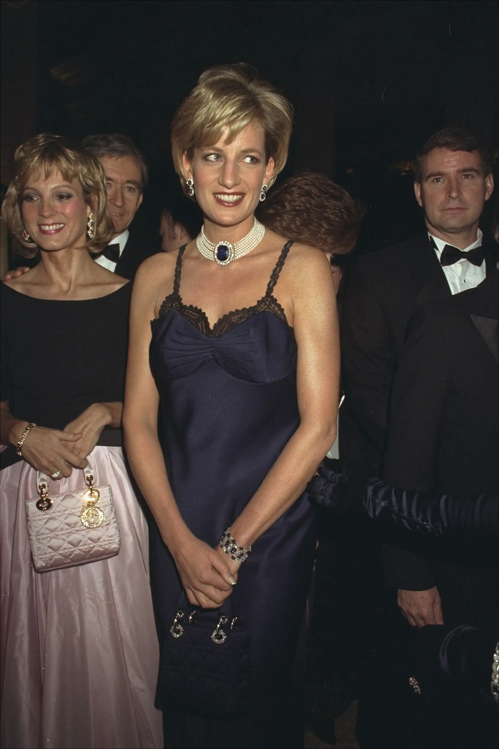 Princesa Diana no MET Gala 1996 — Foto: Getty Images
