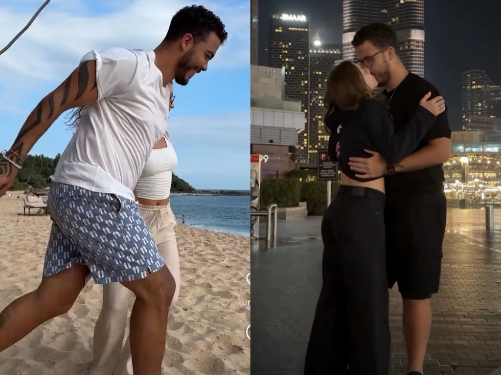 Ronald exibe copilado de viagens com Raisha Palomaro