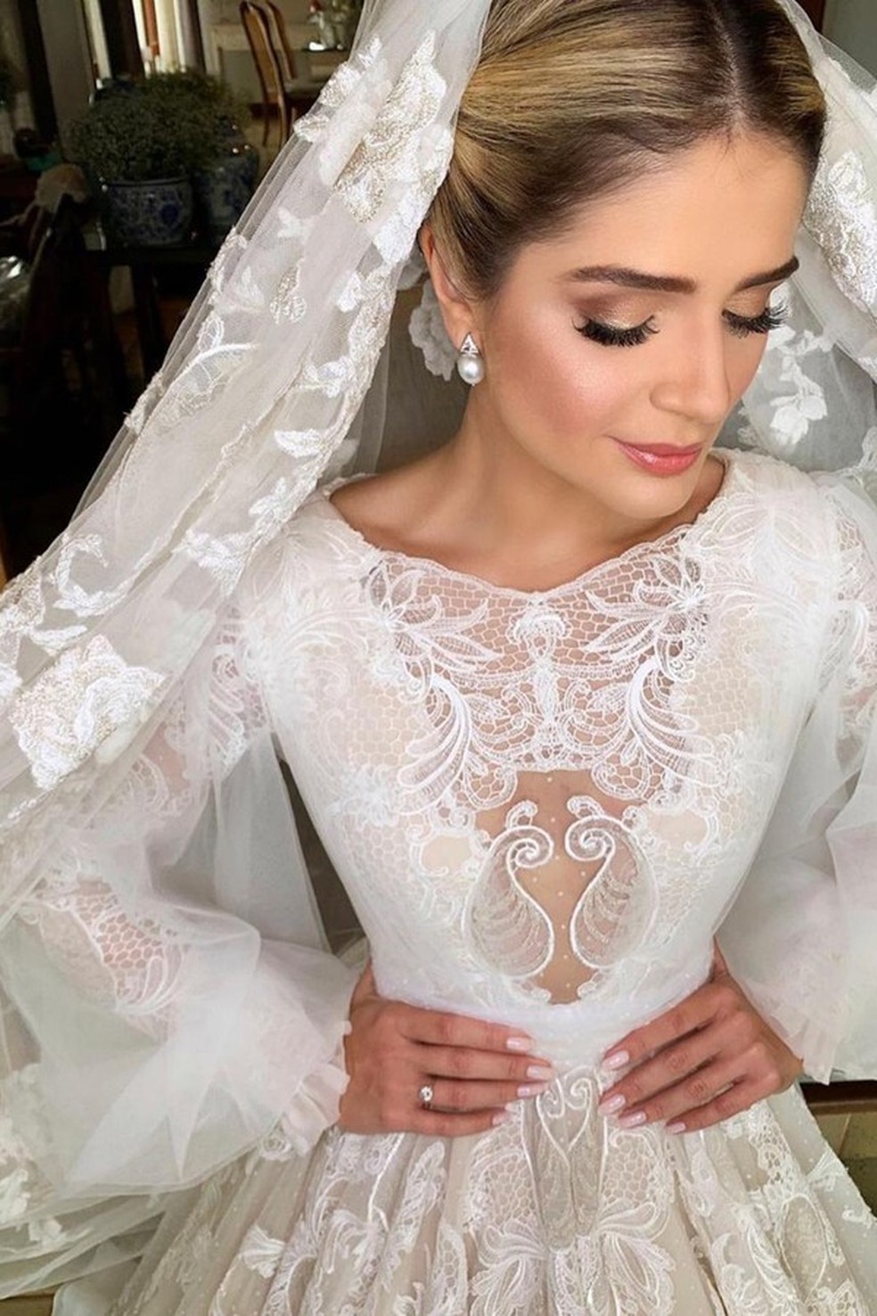 Casamento de Thassia Naves (Foto: Reproducao Instagram) — Foto: Vogue
