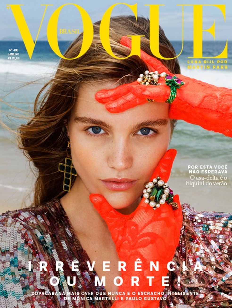 Martin Parr fotografa Luna Bijl no Rio de Janeiro para a primeira