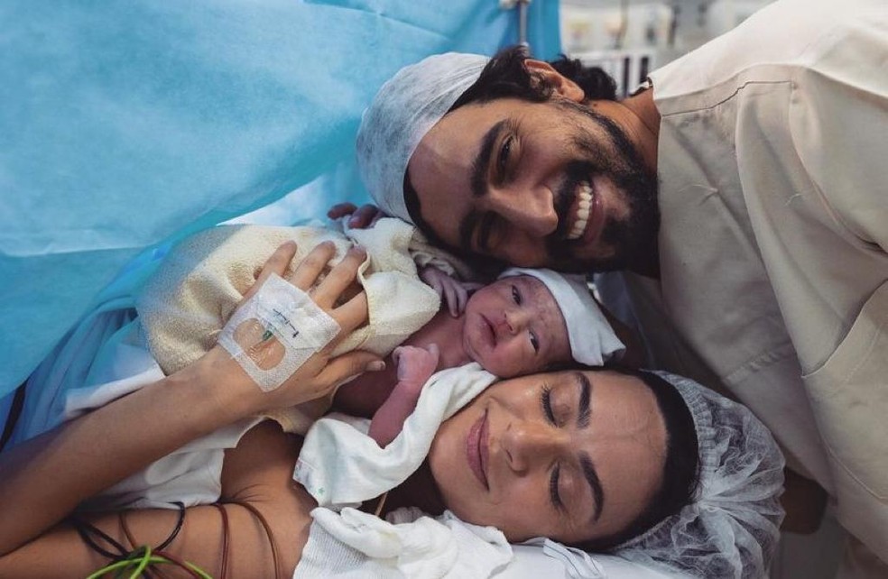Thaila Ayla deu à luz sua segunda filha — Foto: Instagram