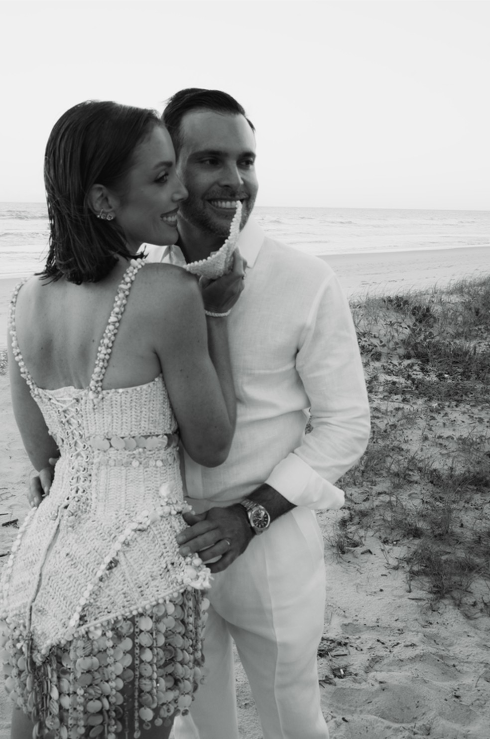Fabiana Justus se casa pela 2ª vez com Bruno Levi D'Ancona — Foto: Rodolfo Santos