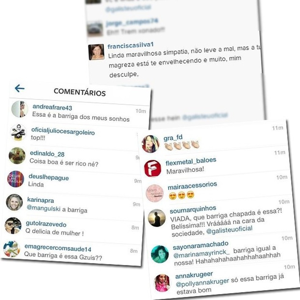 Comentários do dia (Foto: Reprodução/ Instagram) — Foto: Vogue