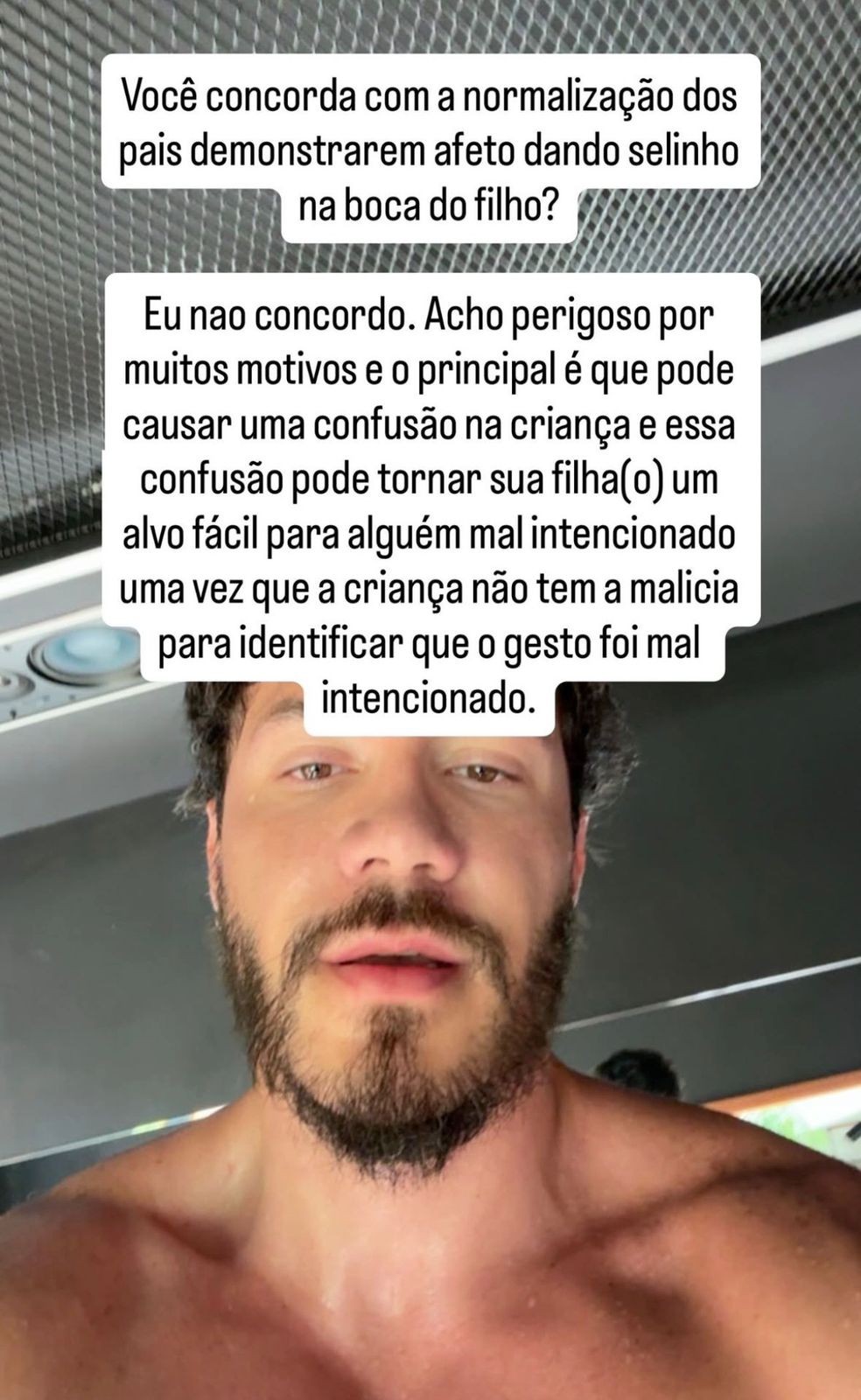 Stories de Eliezer — Foto: Reprodução/Instagram