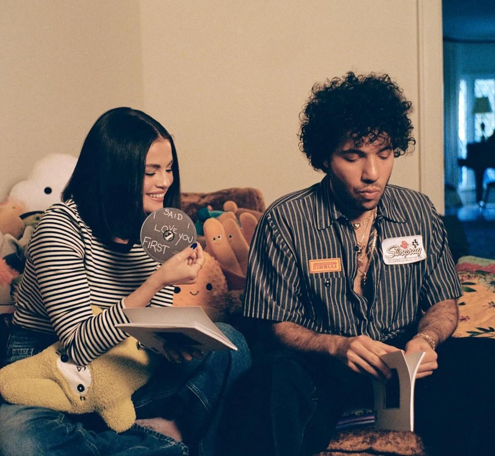 Benny Blanco e Selena Gomez anunciam álbum juntos — Foto: Reprodução/Instagram
