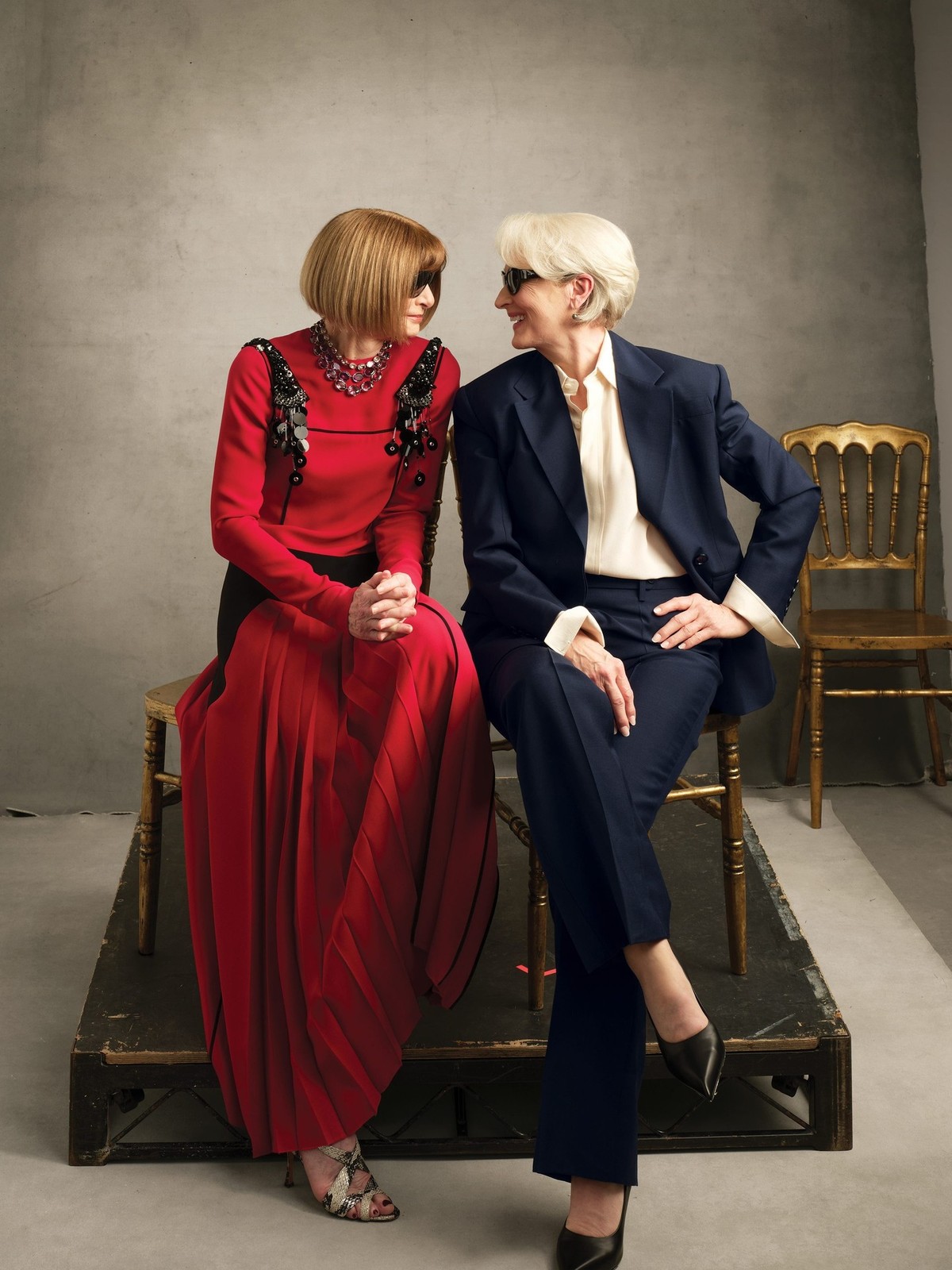 Anna Wintour e Meryl Streep são capa de maio da Vogue Americana