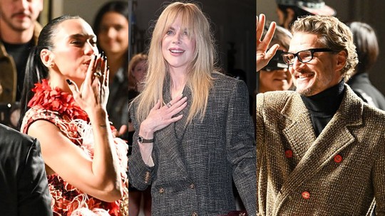 Chanel recebe celebridades em desfile em Paris com coleção de Matthieu Blazy
