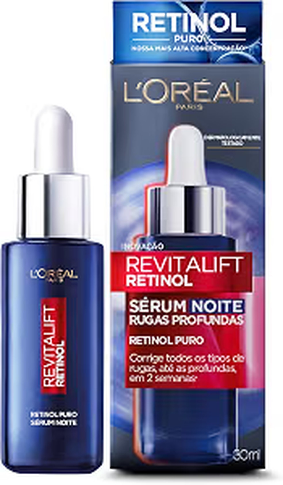 Sérum facial noturno, da L'Oréal Paris — Foto: Divulgação