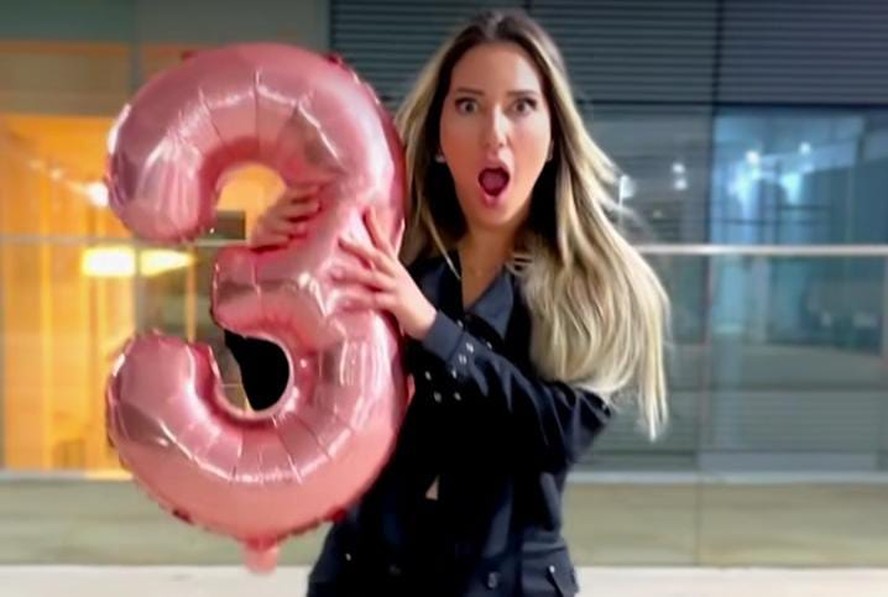 Amanda festeja 3 milhões de seguidores e admite: #39 Ainda nem consigo