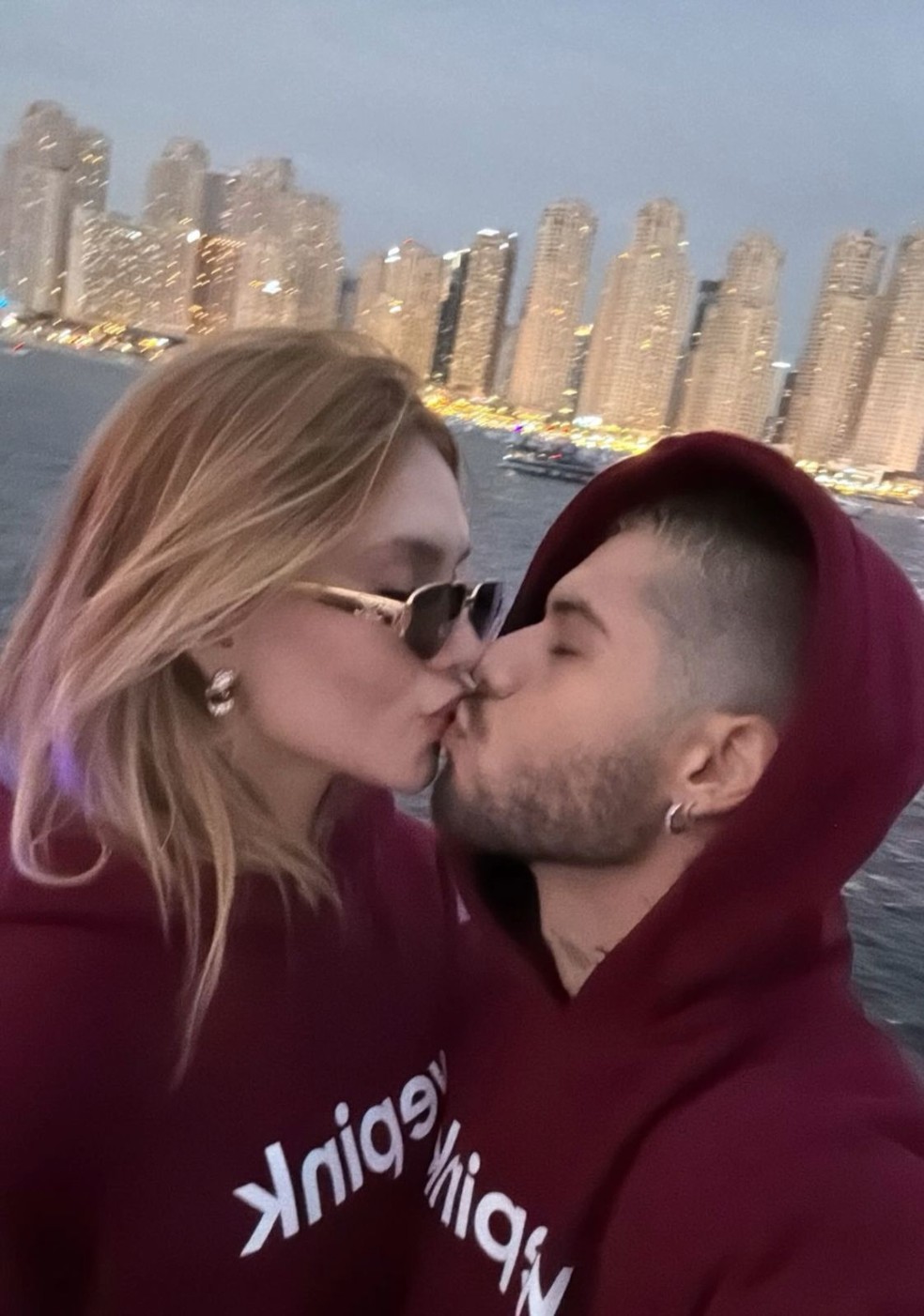 Virginia e Zé Felipe em Dubai — Foto: Reprodução/Instagram