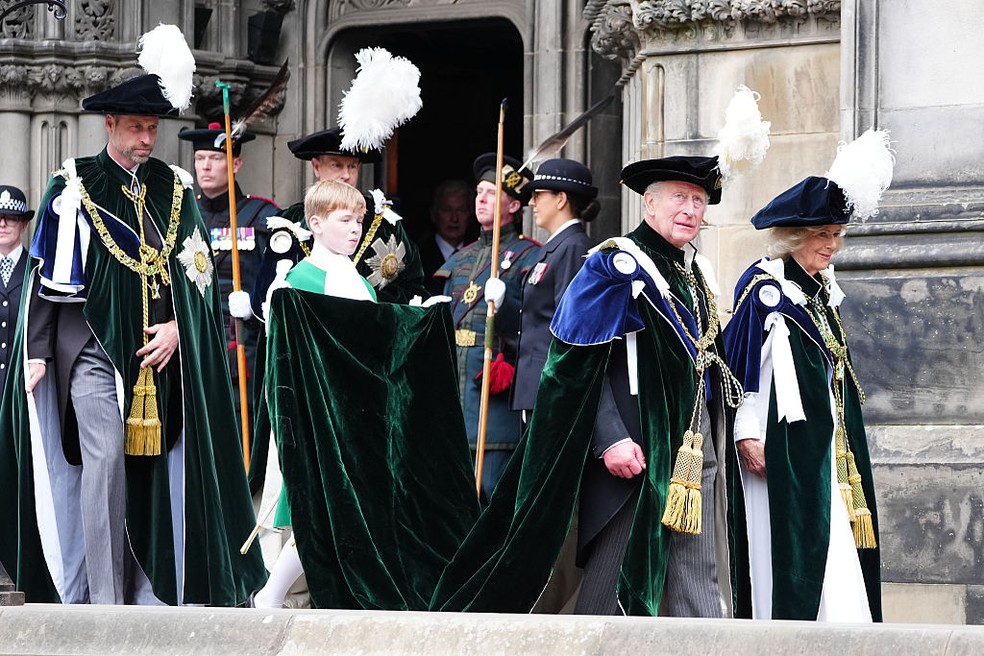 William, Charles e Camilla — Foto: GettyImages